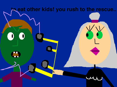Grandma Hero Saves Halloween