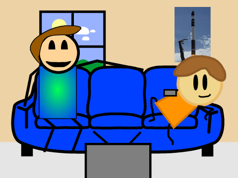 Watching TV With TNTsquirrel