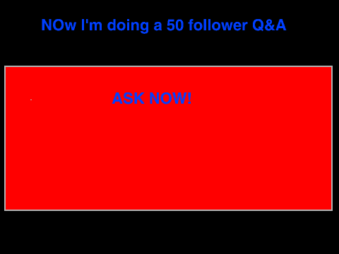 50 Follower Q&A