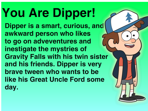 Gravity Falls Quiz: Which Character are you? 
