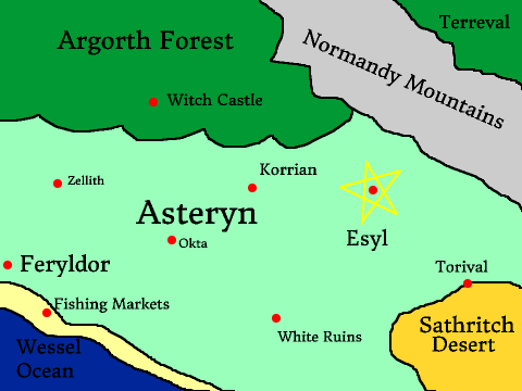 Map of Asteryn