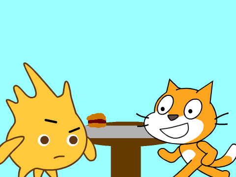 Steamed hams but it's in Scratch