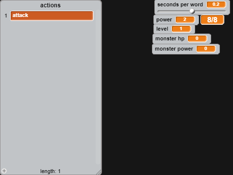 text based game test