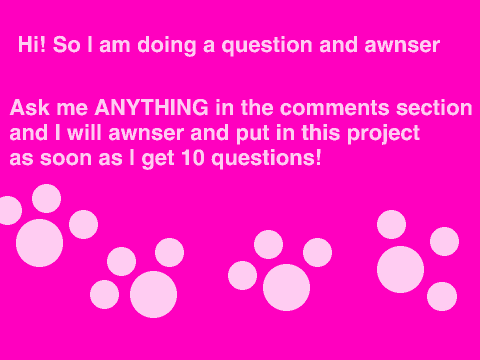 Q AND A!