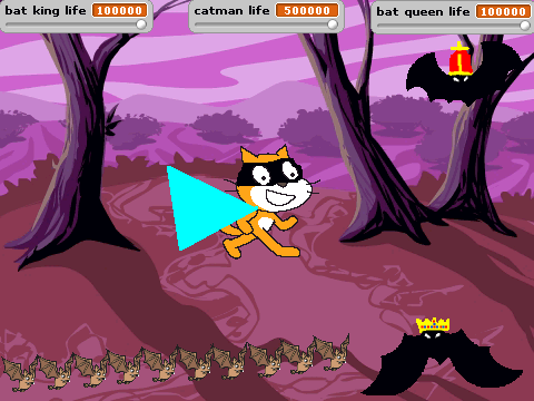 catman VS bat king and bat queen