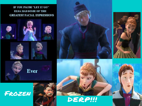 Frozen Derp Faces