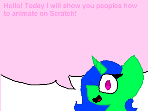 How to animate on Scratch!