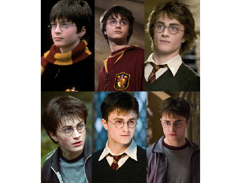 Harry Potter Through the Years of HP