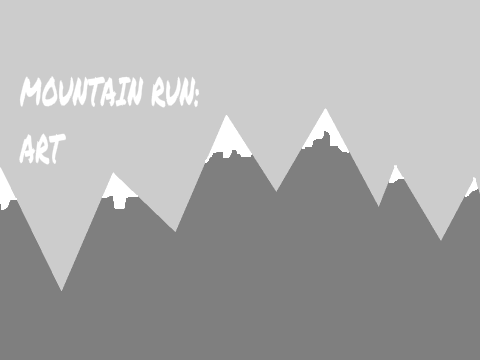 Mountain Run Scrolling Art