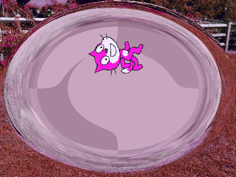 i want to make a giant tunnel but why is everything changing color :P