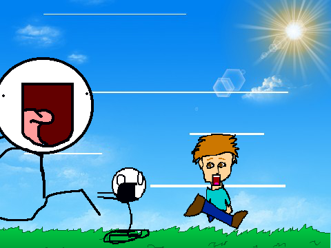 ADD YOURSELF RUNNING FROM GIANT STICKMAN!!! remix