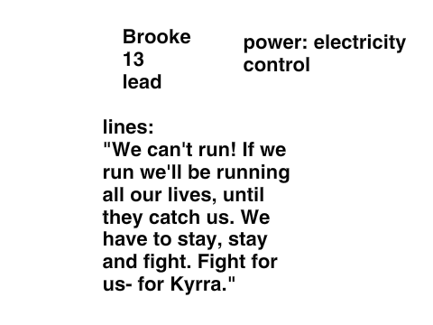 The fight for Kyrra- Main character auditions remix