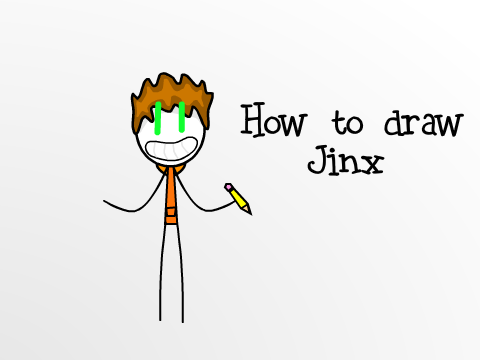 How to draw Jinx