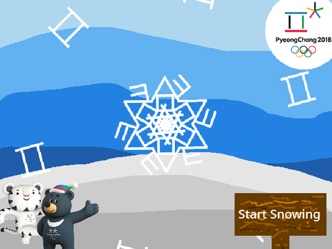 Pyeongchang Snowflake Maker - With Hangeul