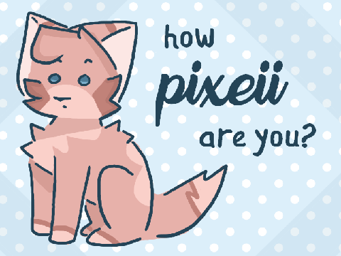 ☆ how pixeii are you? ☆ remix