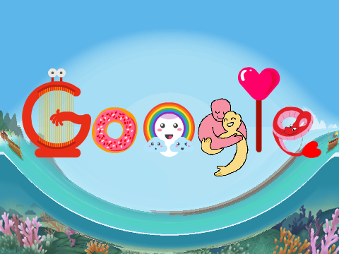 Valentine's Day Google Logo