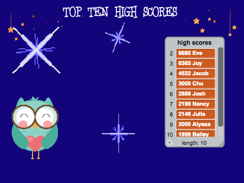 HIGH SCORE SORT