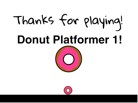 Donut Platformer 1