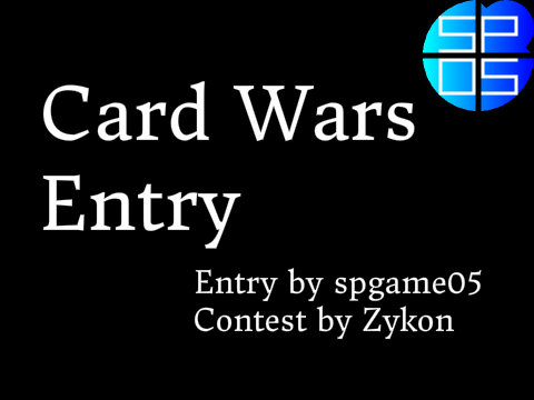 Card Wars Contest Entry
