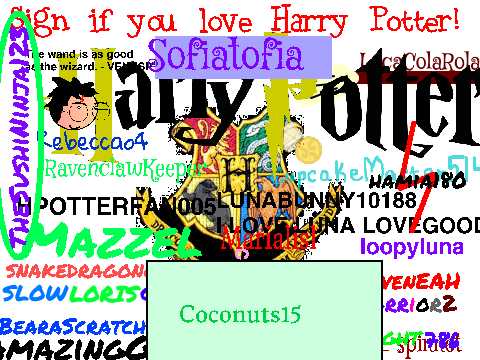 ϟ Sign if you love Harry Potter!  remix remix remix remix remix remix
