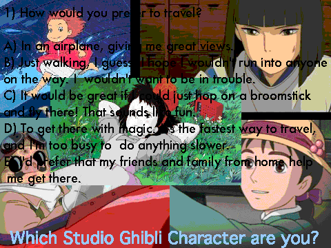 Which Studio Ghibli Character Are You?
