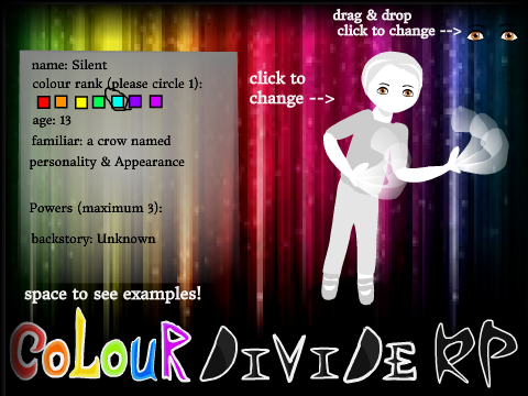 New Colour Divide RPG bio template to remix!  remix