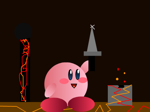 Kirby [VOLCANIC SWORD]