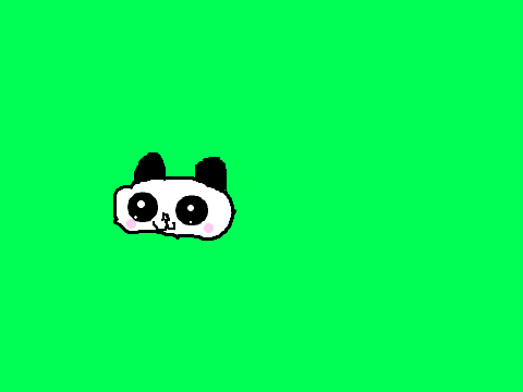 sleeping panda