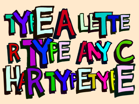 Type a letter