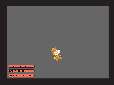 Cave Swingin' Scratch Cat