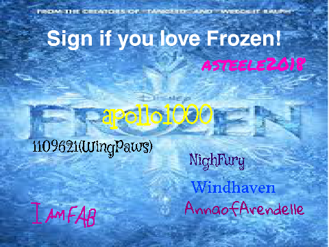 Sign If You Love Frozen! remix