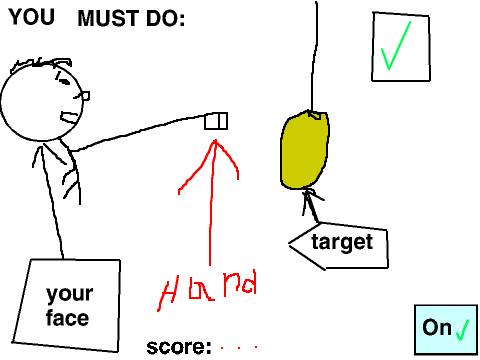 Boxing game! (interactive sensor) -v3