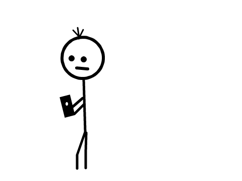 When you're distracted by your phone