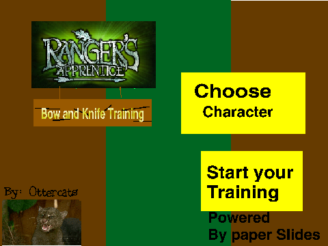 Bow and Knife Training