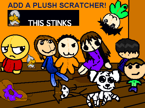 ADD A PLUSH SCRATCHER!