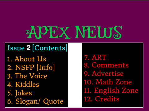 APEX News [Issue 2]