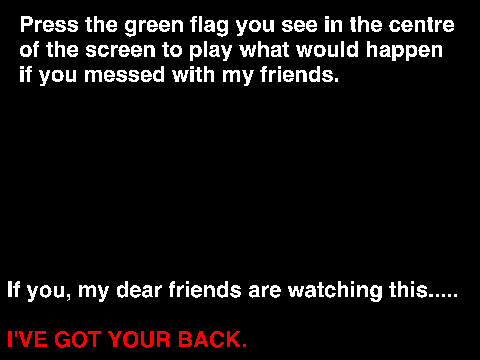 What happens when u mess with my friends...