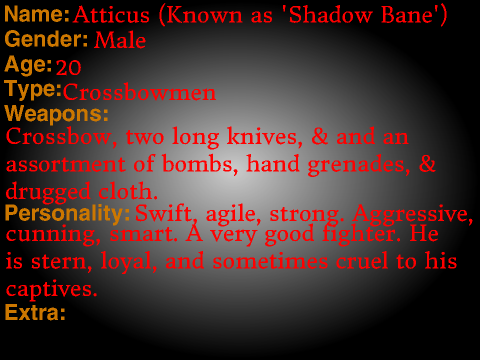 The Crossbowmen- Atticus