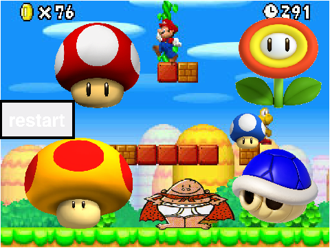 Captain Underpants uses Mario's Power-ups
