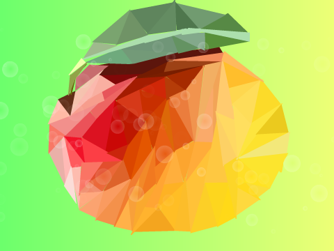 Mango Polyart attempt