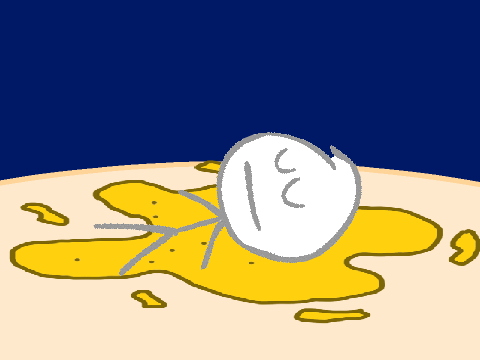 David, Why your asleep..... ON QUICKSAND?!?! Oh wait your not drowning