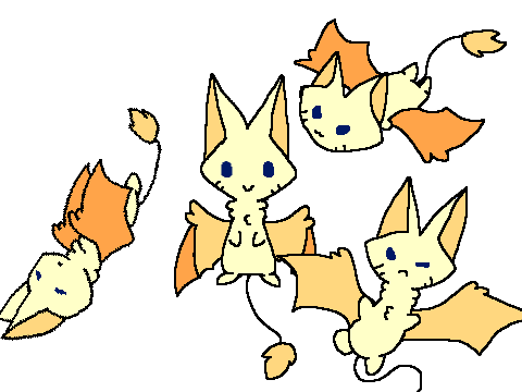 Mini Flying Animations Of Cream Soda ( Chu Chu Bat OC)