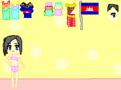 Cambodian Girl Dress Up