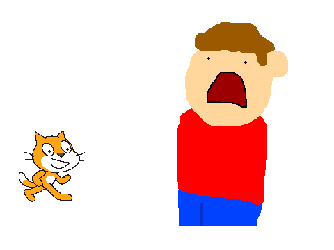 guy having spazz attack
