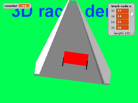 3d racer demo read notes