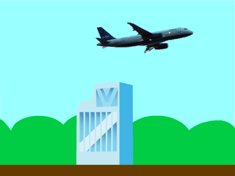 Flying Airplane