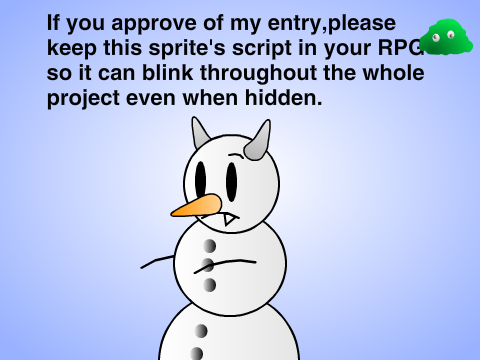 Snowmonster! (Vector Monsters entry)