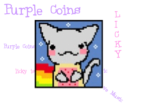  Licky "Licks" Purple Coins Music