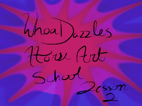Dazzle's Horse Art School - Lesson 2