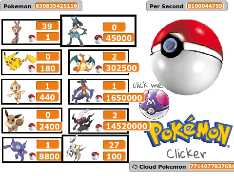 Pokemon Clicker v2.1 (MEGA EVOLUTION) 